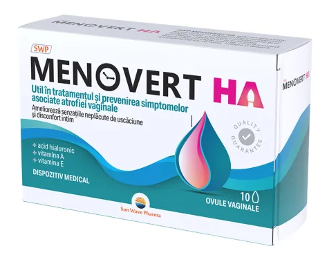 Menovert HA ovule vaginale 10 bucati