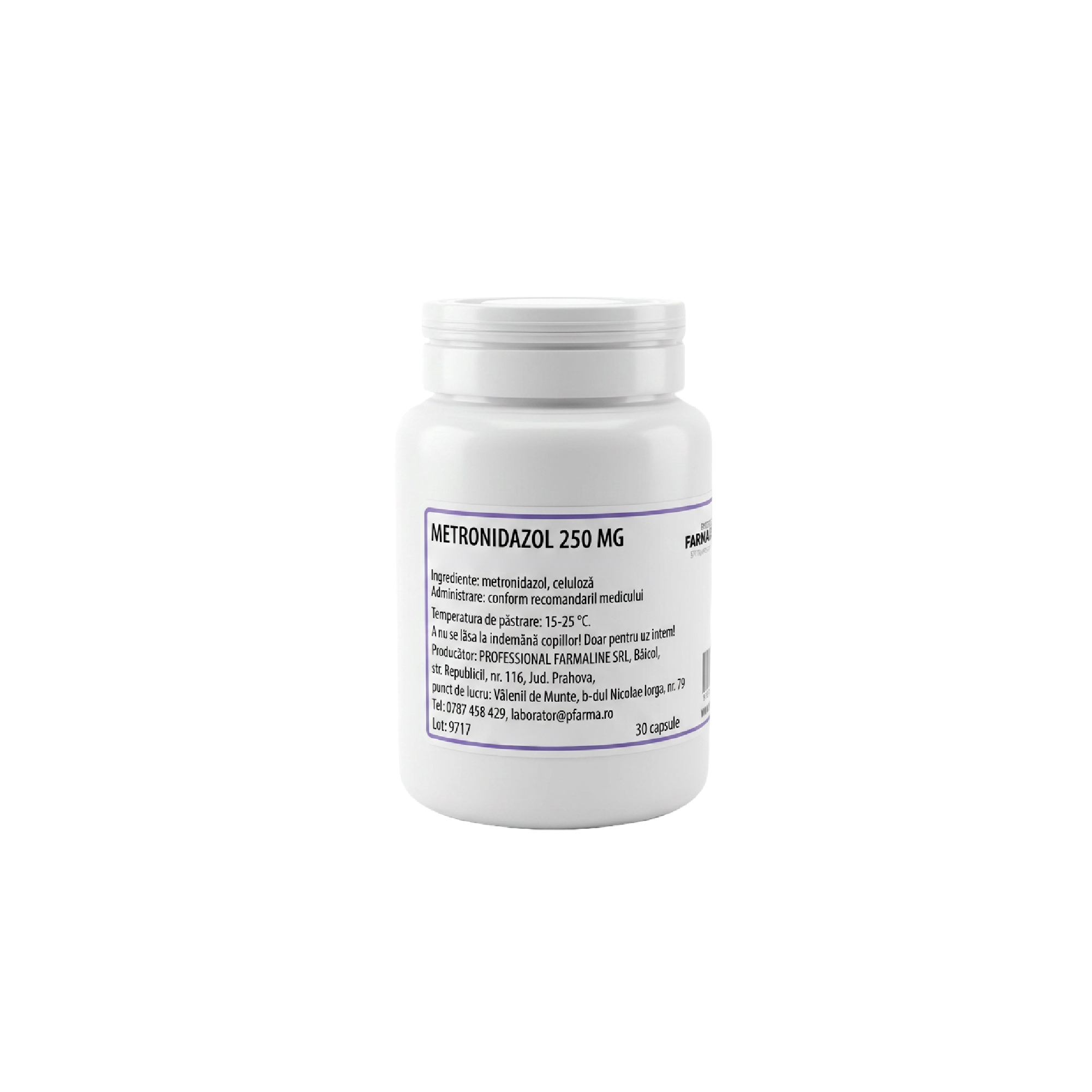 Metronidazol 250 mg 30 capsule