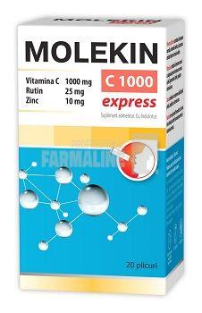 Molekin C 1000 mg + Rutin 25 mg + Zinc 10 mg 20 plicuri