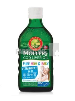 Moller's cod liver oil pure mom&baby sirop 250 ml