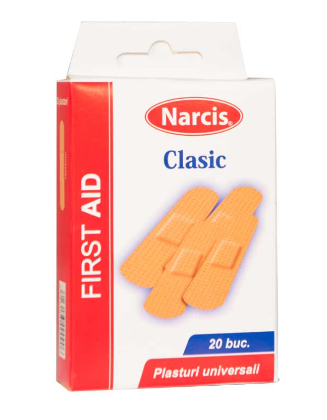 Narcis Plasture cu rivanol 2 cm x 7 cm 20 bucati