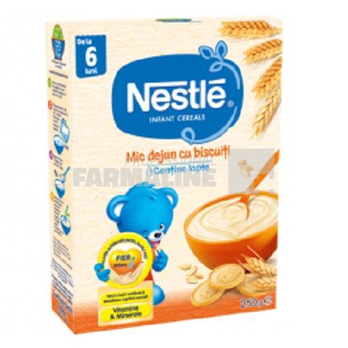 Nestle Mic dejun Cereale cu biscuiti 6+ luni 250 g
