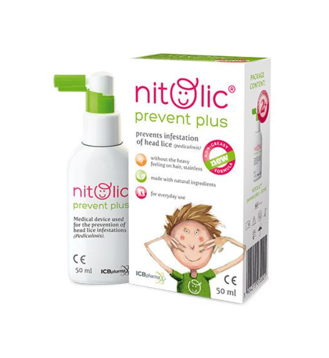 Nitolic Prevent Plus Spray impotriva paduchilor 50 ml