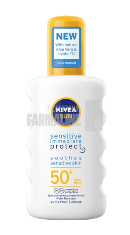 Nivea 80494 Sun Spray sensitive protectie SPF50 200ml