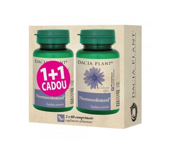 Normocolesterol Pachet 60 capsule 1+1 Gratis