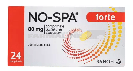 No-Spa Forte 80 mg 24 comprimate
