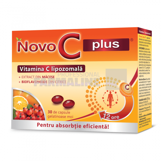 Novo C Plus Vitamina C lipozomala 30 capsule