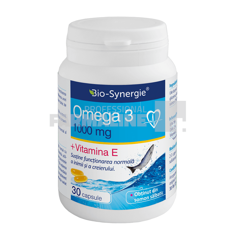 Omega 3 1000 mg + Vitamina E 30 capsule