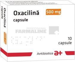 OXACILINA 500 mg x 10 CAPS. 500mg ANTIBIOTICE SA