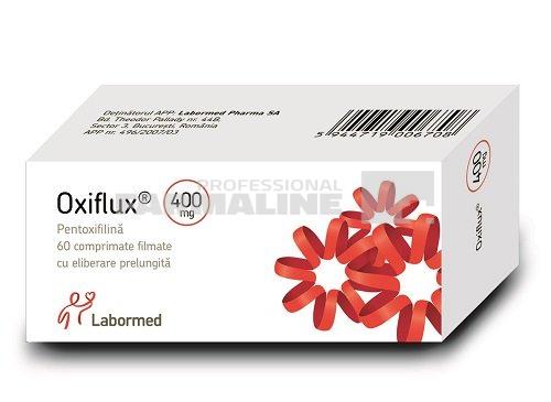 OXIFLUX 400 mg x 60 COMPR. FILM. ELIB. PREL. 400mg LABORMED PHARMA S.A.