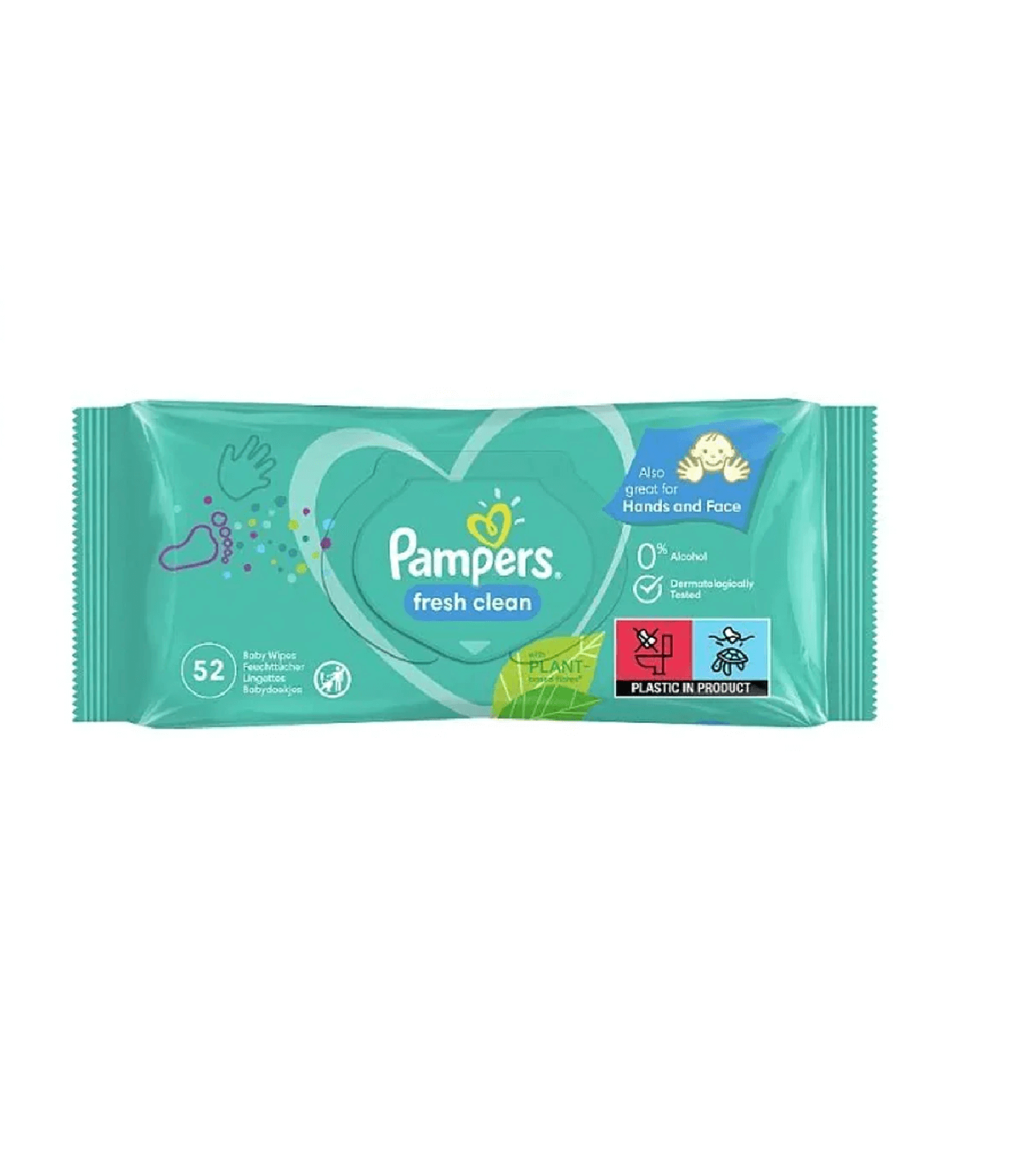 Pampers Fresh Clean Single Servetele umede 52 bucati