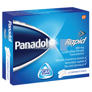 Panadol Rapid 500 mg 12 comprimate filmate