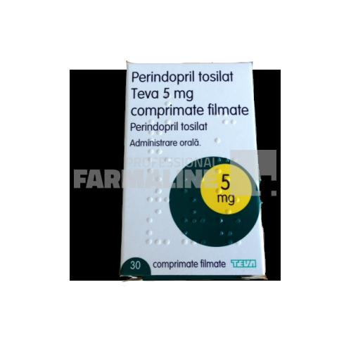 PERINDOPRIL TOSILAT TEVA 5 mg x 30 COMPR. FILM. 5mg TEVA PHARMACEUTICALS