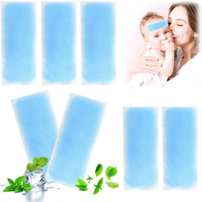 Plasturi racoritori pentru febra 12 cm x 5 cm 