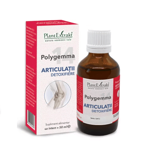 Polygemma 14 Articulaţii detoxifiere 50 ml