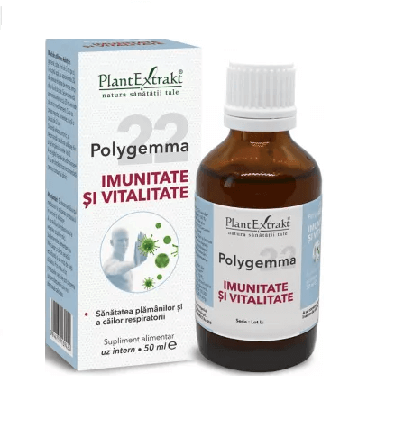 POLYGEMMA 22 - IMUNITATE SI VITALITATE X 50ML FL. PLANTEXTRAKT