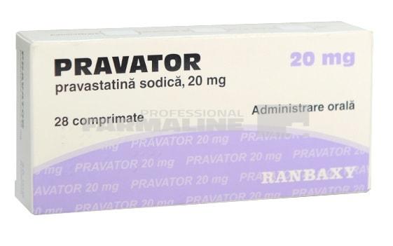 PRAVATOR 20 mg X 28