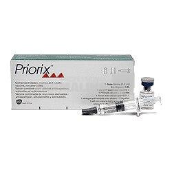 PRIORIX, pulbere şi solvent pentru soluţie injectabilă vaccin rujeolic-urlian-rubeolic