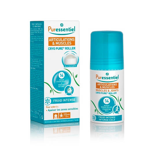 Puressentiel Roller Cryo Pure cu efect de racire articulatii si muschi 75 ml