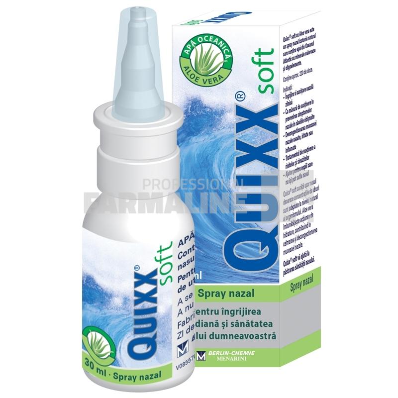 Quixx Soft spray nazal isotonic cu apa de mare 30 ml