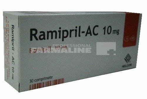 RAMIPRIL AC 10 mg x 30 COMPR. 10mg AC HELCOR PHARMA SRL