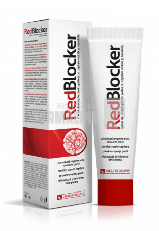 RedBlocker Crema noapte pentru piele cu capilare vizibile si sensibila 50 ml