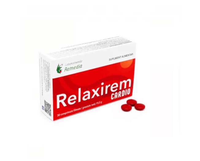 Relaxirem Cardio 30 comprimate filmate