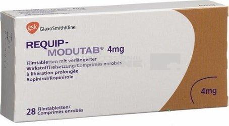REQUIP MODUTAB 4 mg x 28