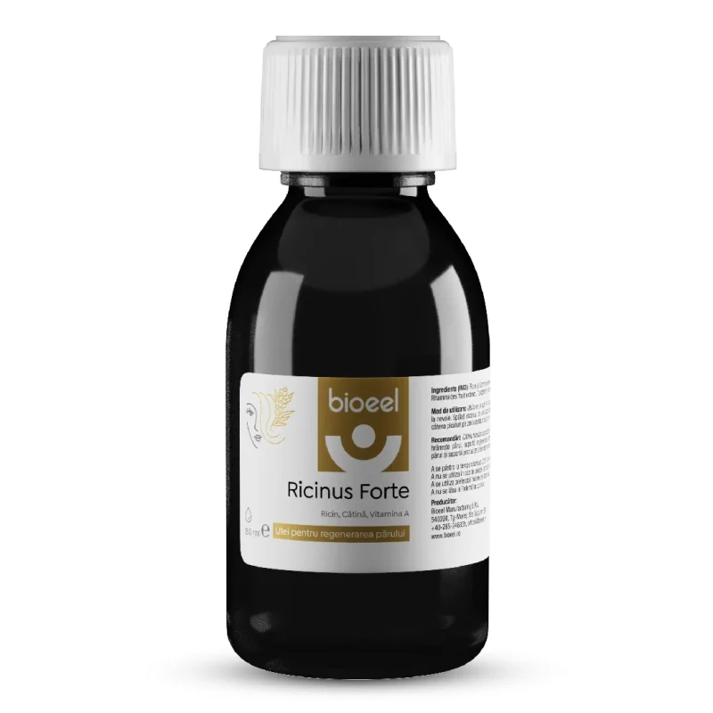 Ricinus Forte - ulei de ricin, catina, Vit.A 80gr. Bioeel