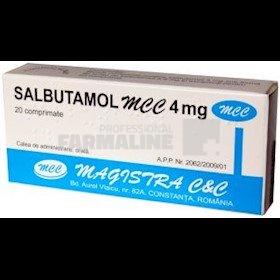 SALBUTAMOL MCC 4 mg x 20 COMPR. 4mg MAGISTRA C & C