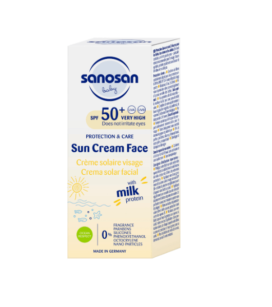 Sanosan Baby Crema de fata SPF50+ 30 ml