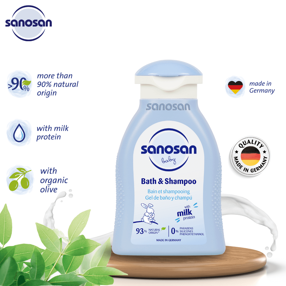 Sanosan Baby Spumant si sampon 200 ml