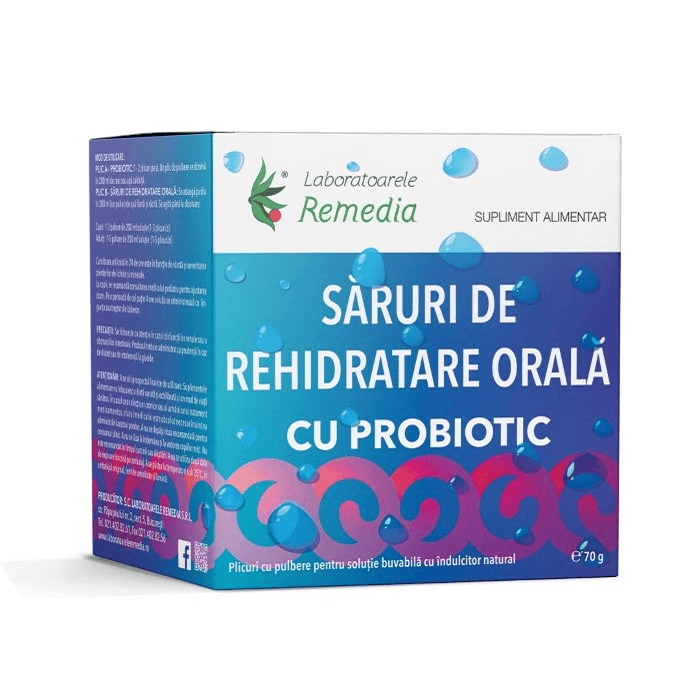 Saruri de rehidratare cu probiotice 20 plicuri