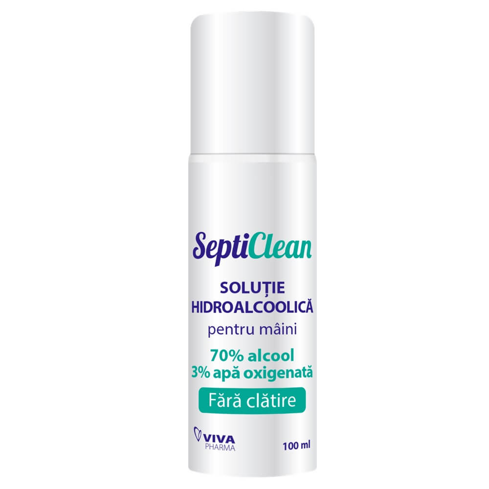 Septiclean Solutie hidroalcoolica pentru maini 100 ml