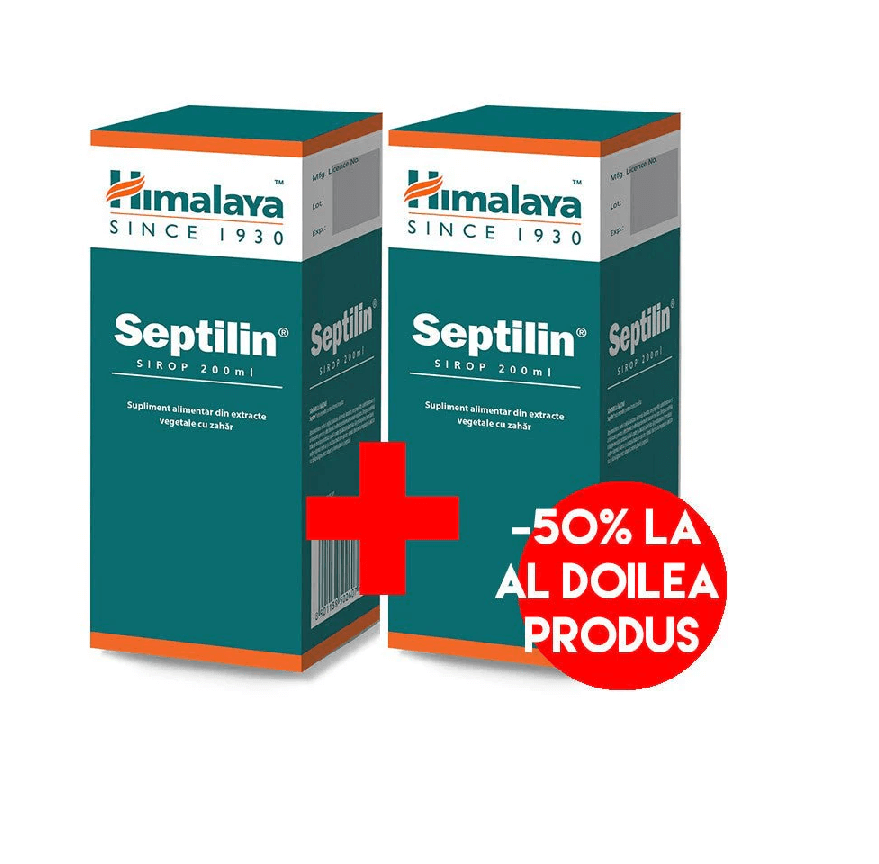 Septilin Sirop 200 ml 1+1 - 50% din al II lea