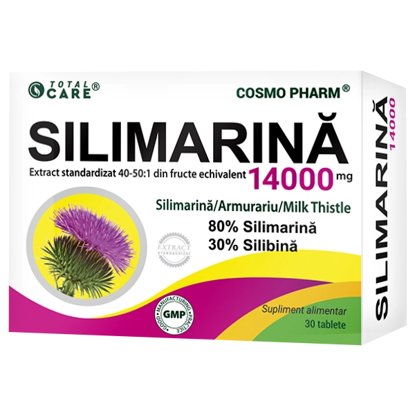 Silimarina 14000 mg 30 tablete