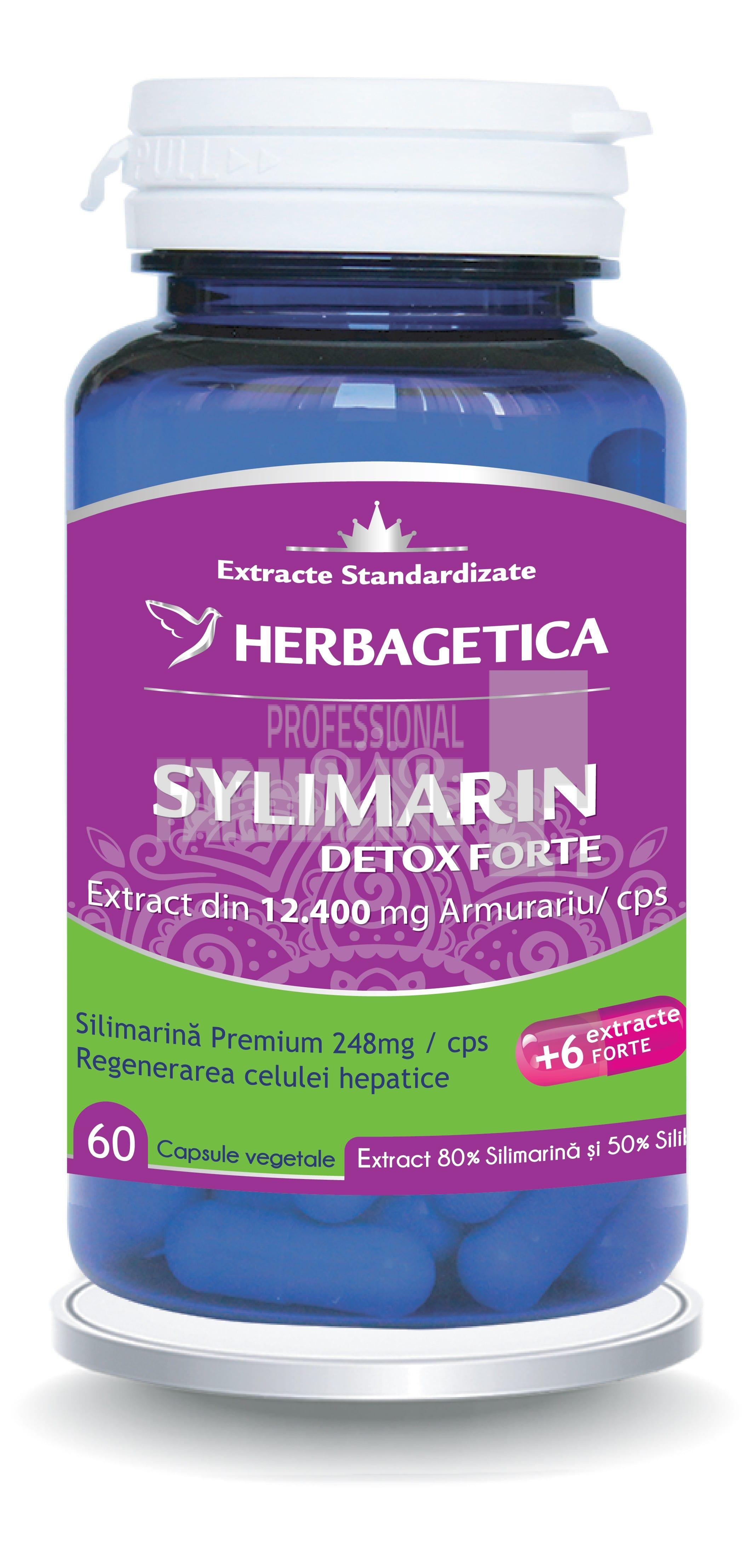 essentiale forte 50 capsule pret farmacia tei Silymarin 80/50 Detox Forte 60 capsule