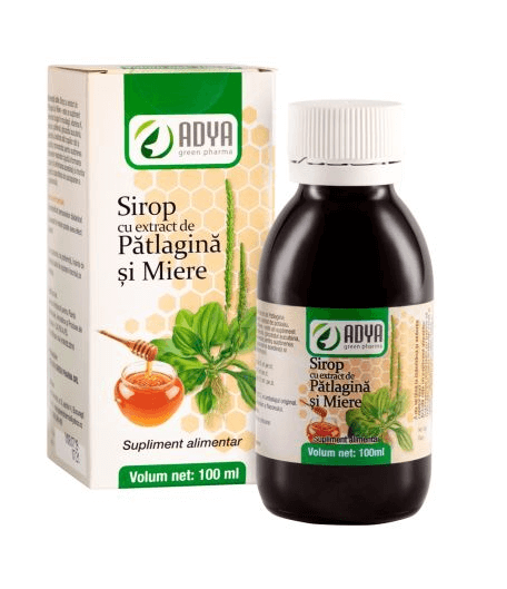 Sirop cu patlagina si miere 100 ml