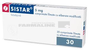 SISTAR 5 mg x 30 COMPR. FILM. ELIB. MODIF. 5mg GEDEON RICHTER ROMAN