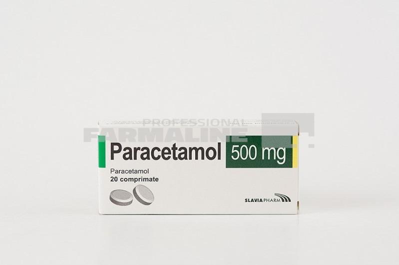 Slavia Paracetamol 20 comprimate 500 mg