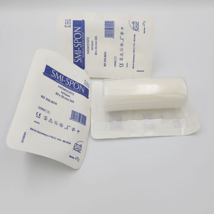 Smi - spon burete hemostatic tampon 80X30mm 1 buc Smi Ag