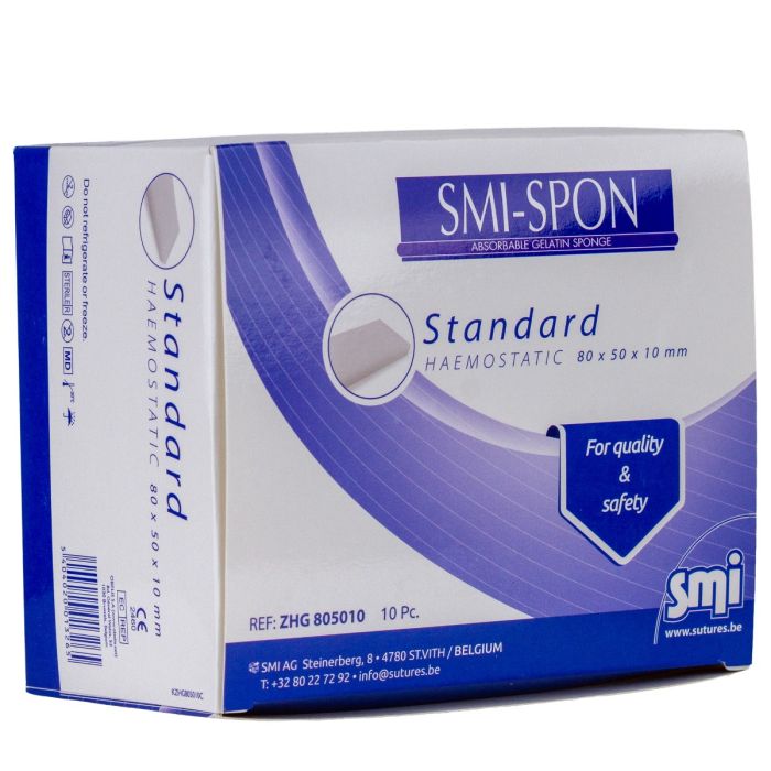 Smi -spon standard burete hemostatic standard 80X50X10mm  10 buc Smi Ag