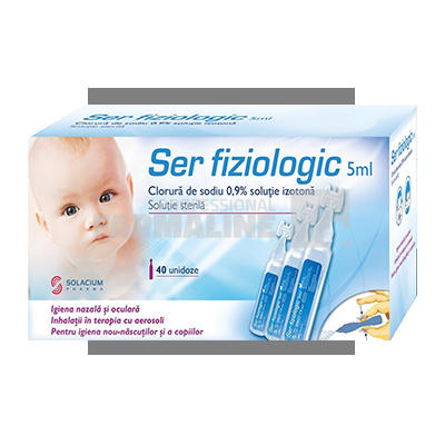 desfundarea nasului la bebelusi cu ser fiziologic video Solacium Ser fiziologic 40 doze