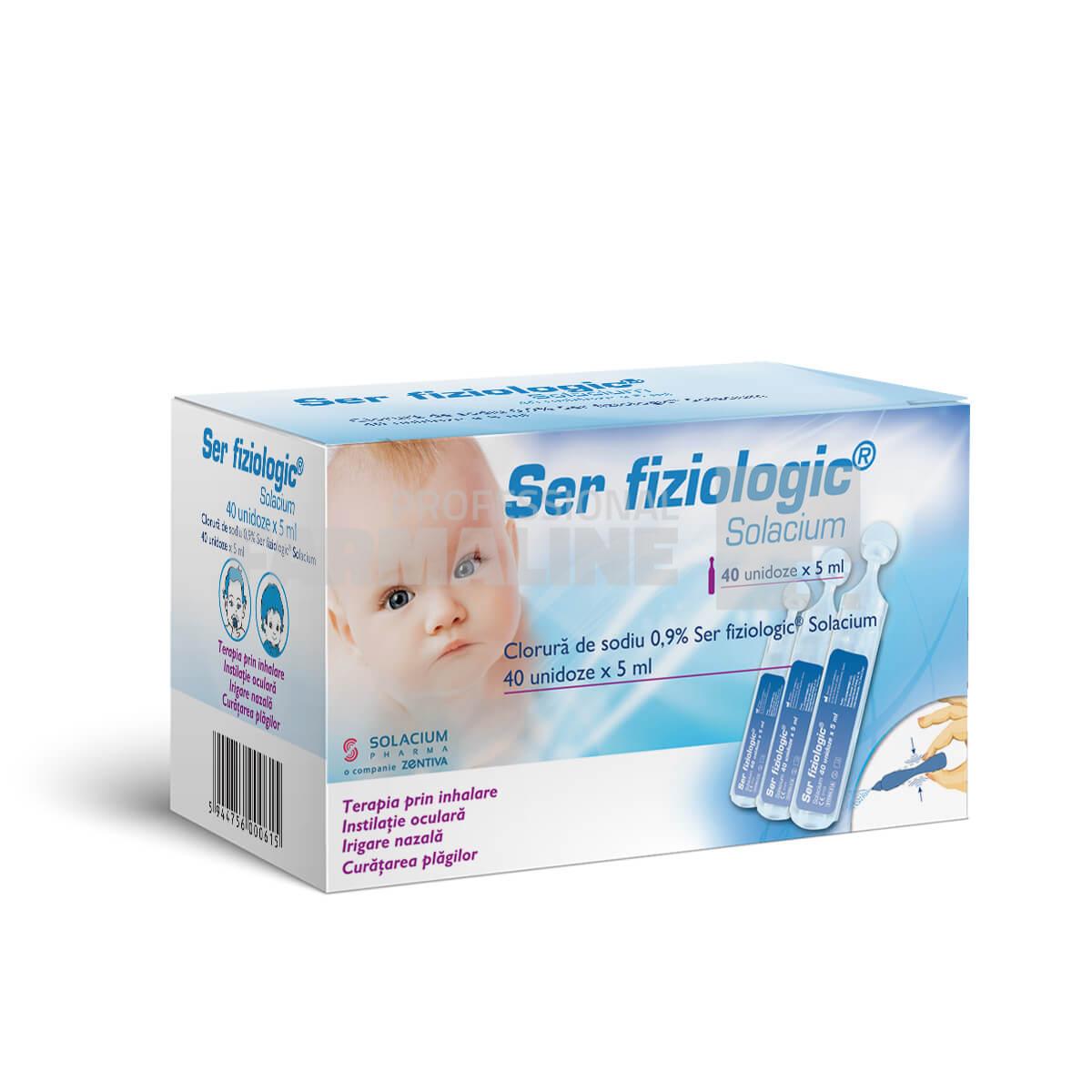 Ser fiziologic 40 unidoze x 5 ml, Labormed