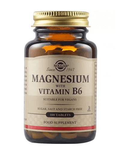 Solgar Magnesium cu Vitamina B6 100 tablete