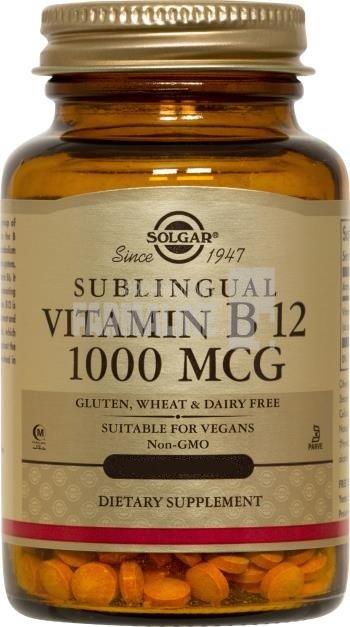 Solgar Vitamina B12 1000 mcg 100 comprimate