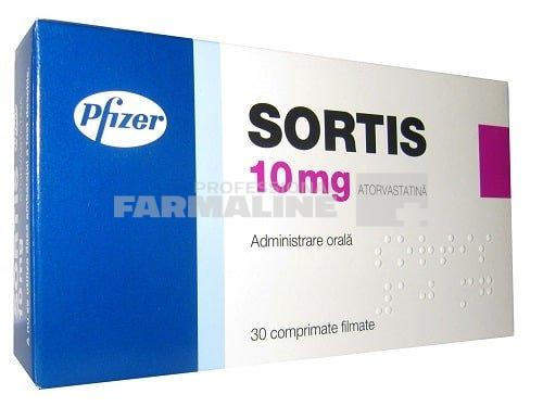 SORTIS 10 mg X 30