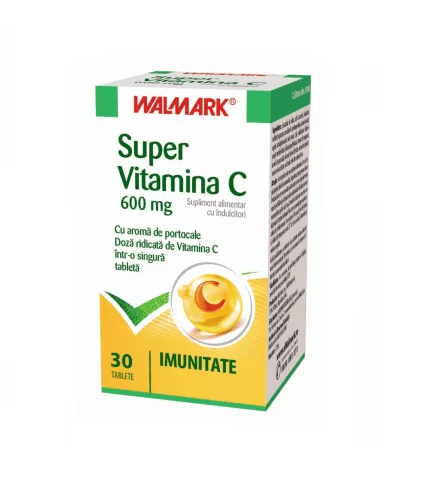 Super Vitamina C 600 mg 30 tablete