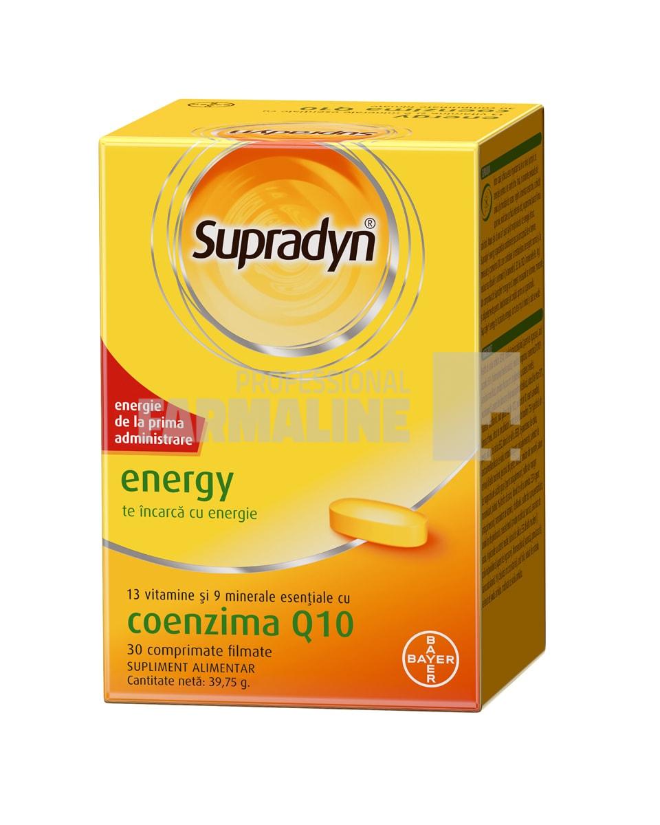 expiration protest police Supradyn Energy Multivitamine Complex de Vitamina B - Coenzima Q10 - 13  Vitamine – Boost de energie 30 comprimate film...