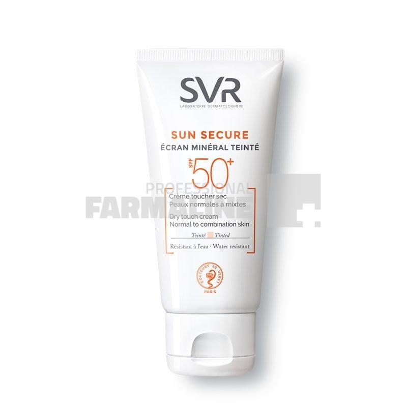 SVR Sun Secure Ecran Mineral Teinte Crema pentru ten normal mixt SPF50 50 ml